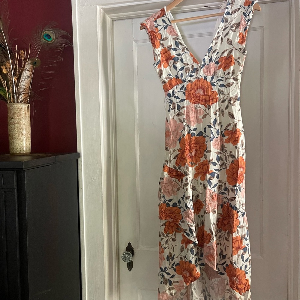 Saltwater LUXE High Low Floral Dress NWOT
